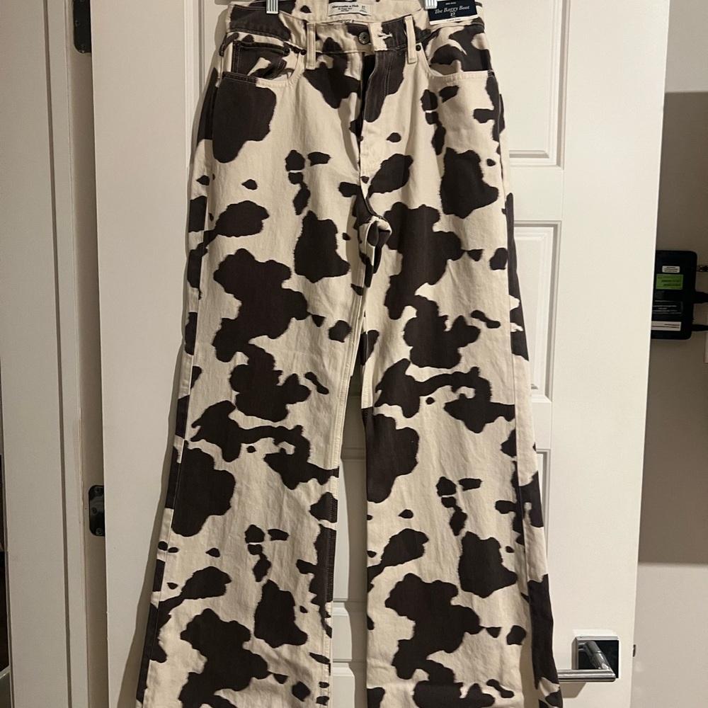 Abercrombie & Fitch Cow Print Pants
